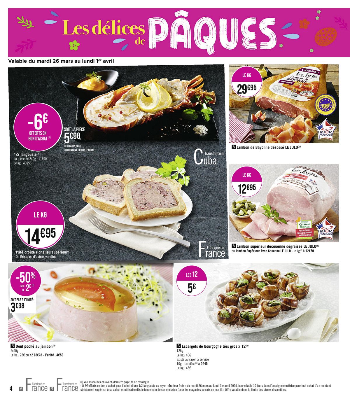 Catalogue Les délices de PÂQUES !, page 00004