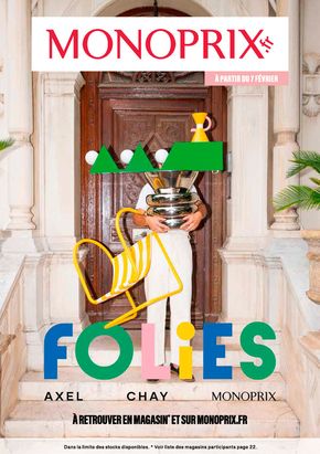 Catalogue Monoprix à Nice | Catalogue Folies | 26/03/2024 - 31/12/2024