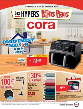 Catalogue Cora à Épinal | Equipement maison à prix choc | 26/03/2024 - 06/04/2024