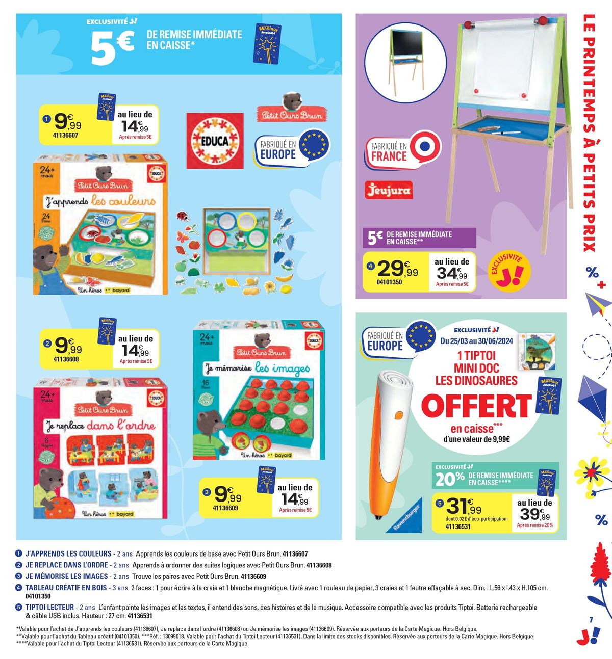 Catalogue TOUS RÉUNIS pour un printemps à PETITS PRIX, page 00007