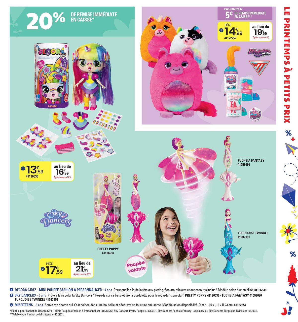 Catalogue TOUS RÉUNIS pour un printemps à PETITS PRIX, page 00021