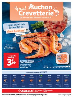 Catalogue Auchan Supermarché à Saint-Martin-d'Hères | Spécial Crevettes SM | 03/04/2024 - 07/04/2024