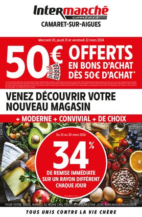 Catalogue Intermarché Contact à Avignon | OFFERTS EN BONS D'ACHAT DÈS 50€ D'ACHAT* | 26/03/2024 - 30/03/2024