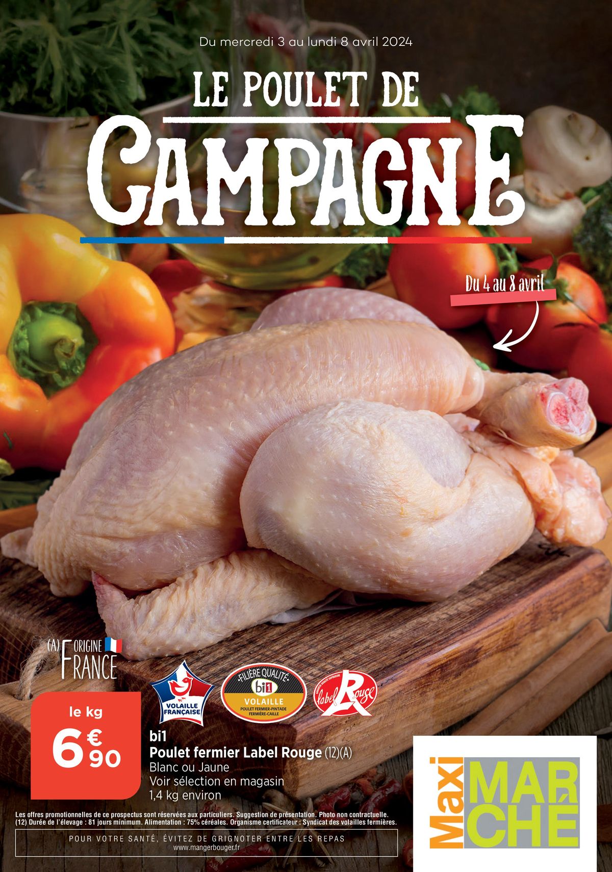 Catalogue LE POULET DE CAMPAGNE, page 00001