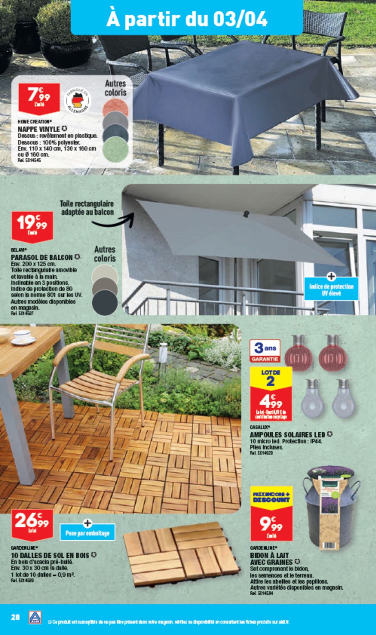 Catalogue XXL AVEC ALDI, page 00030