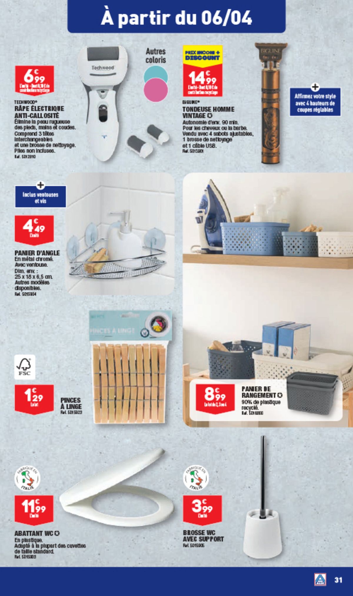 Catalogue XXL AVEC ALDI, page 00033