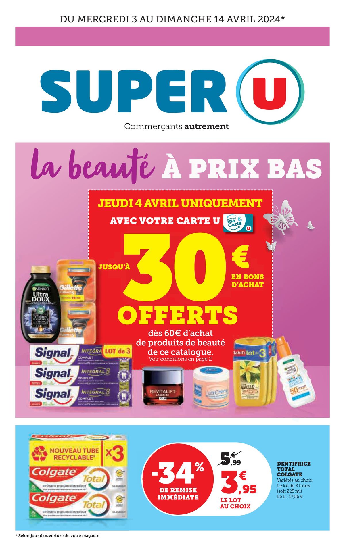 Catalogue La beauté à prix bas., page 00001