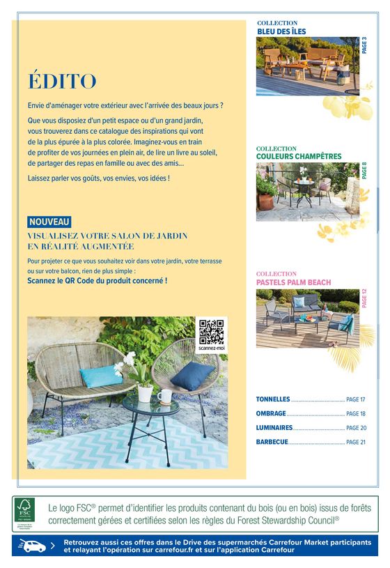 Catalogue Carrefour Market à Tournefeuille | Mobilier de jardin. De l'inspiration à la décoration. | 02/04/2024 - 21/04/2024