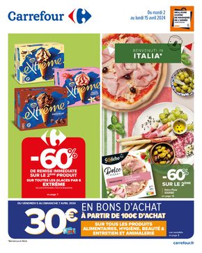 Promos de Supermarchés à Davézieux | Bienvenue en Italie sur Carrefour | 02/04/2024 - 15/04/2024