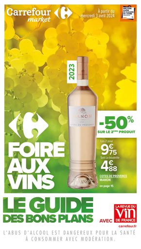 Catalogue Carrefour Market à La Madeleine | Foire Aux Vins | 03/04/2024 - 14/04/2024