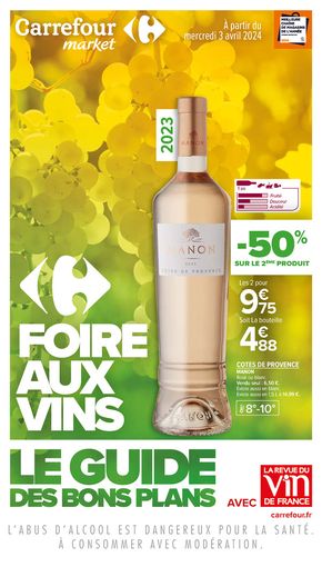 Catalogue Carrefour Market à Nantes | Foire Aux Vins | 03/04/2024 - 14/04/2024