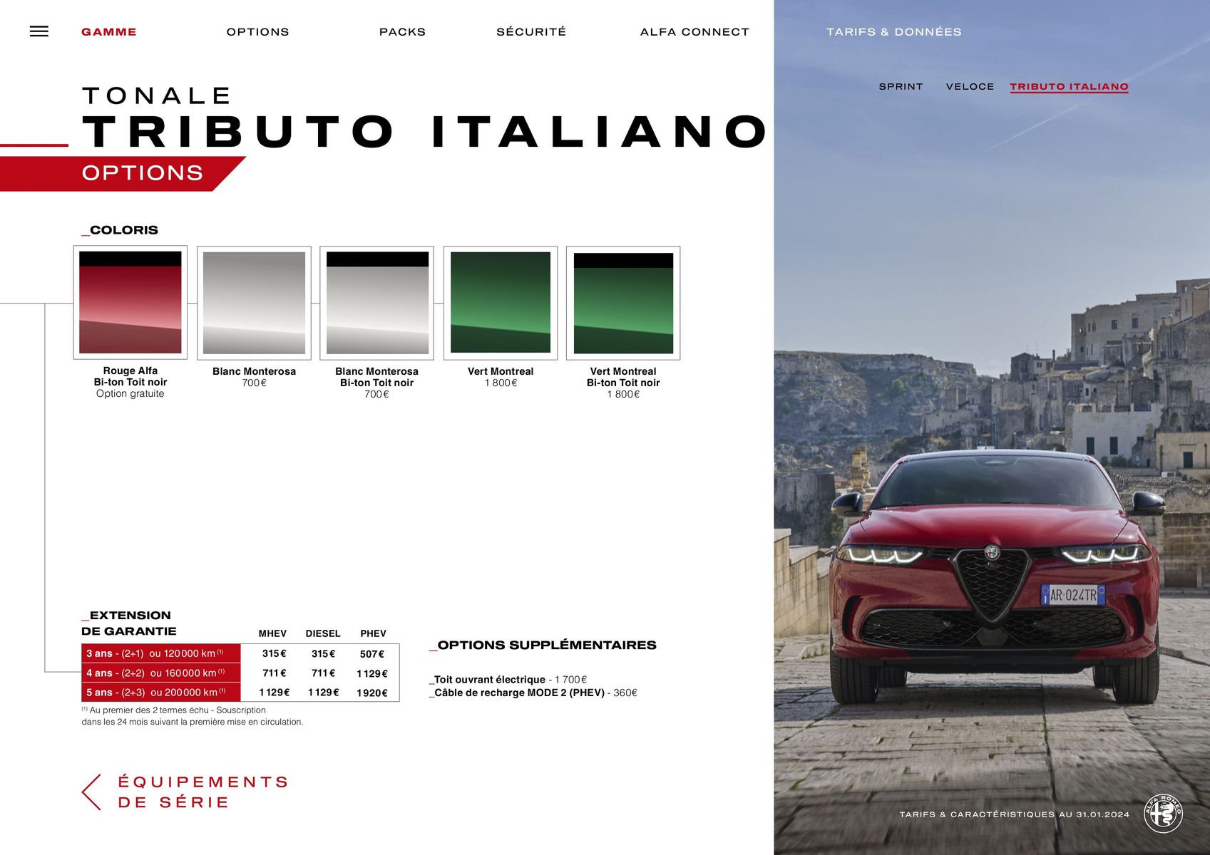 Catalogue Catalogue Alfa Romeo TONALE, page 00011
