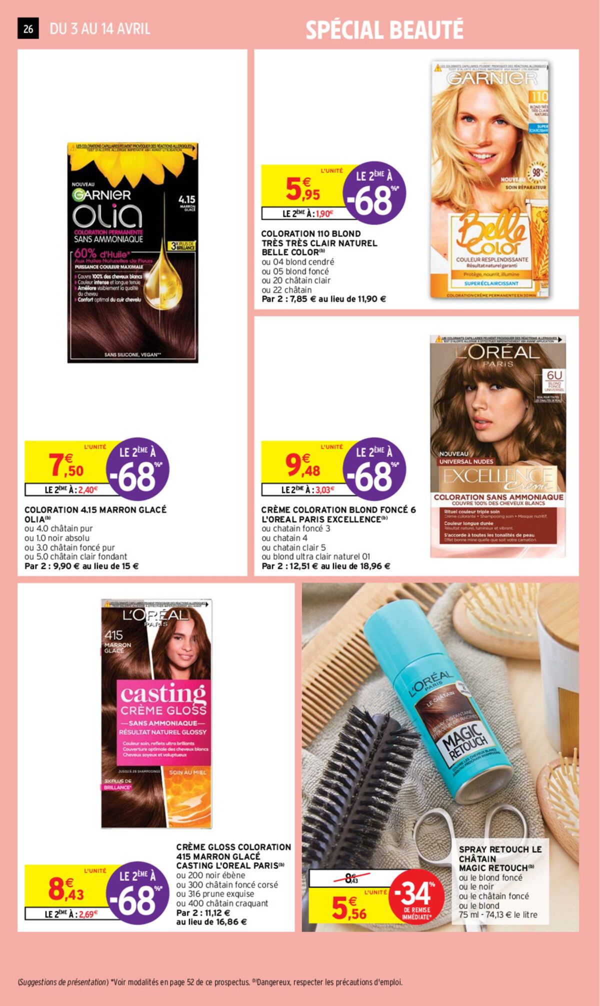 Catalogue 50* REMBOURSÉS EN BONS D'ACHAT SUR LES CHAMPOOINGS, page 00019