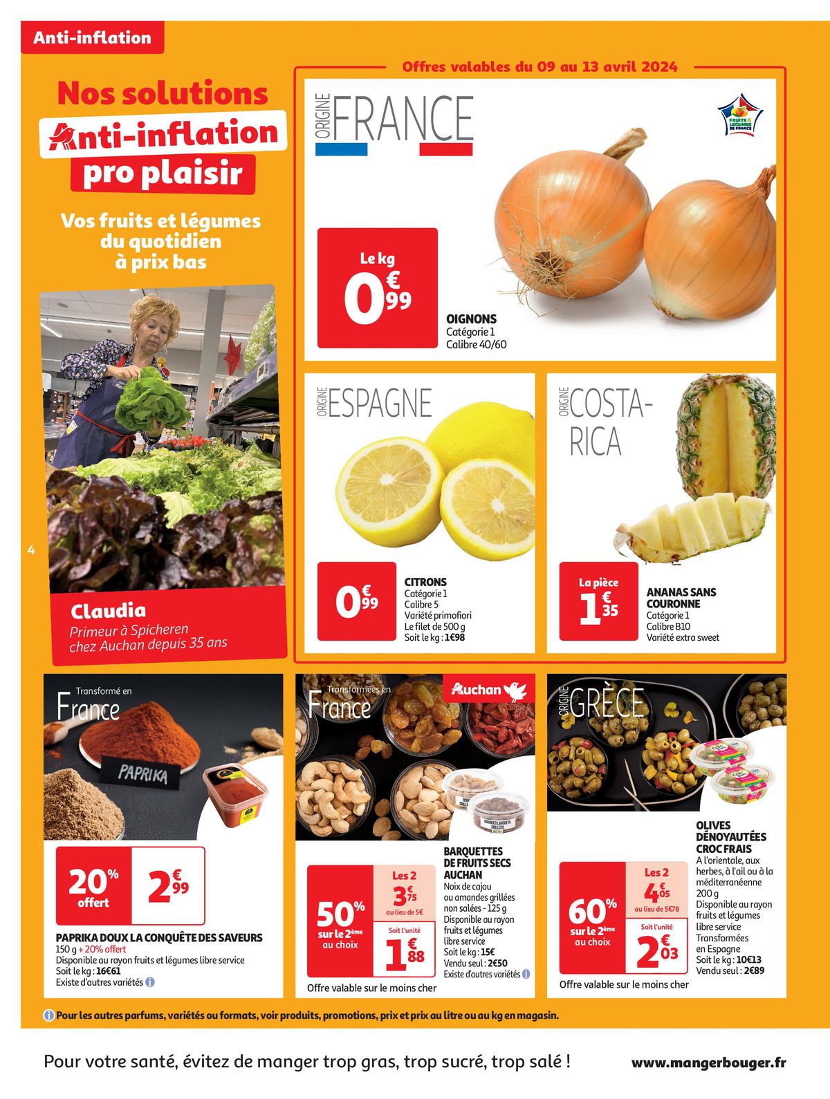 Catalogue Les Halles d'Auchan dans votre Super, page 00004