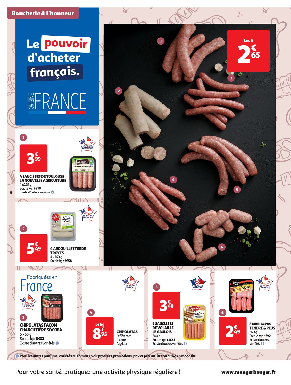 Catalogue Les Halles d'Auchan dans votre Super, page 00006