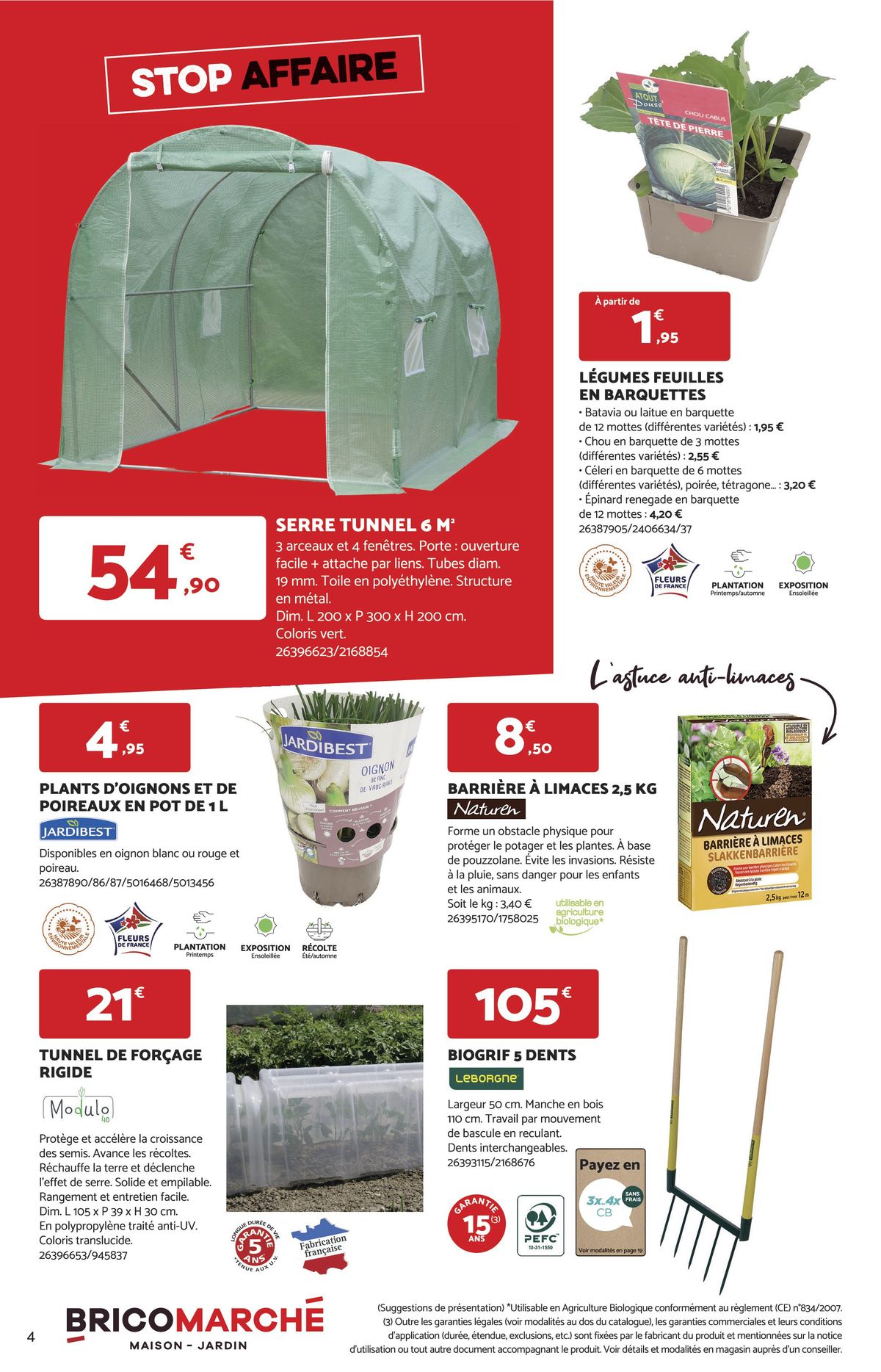 Catalogue C'EST LE BON PLANT!, page 00004