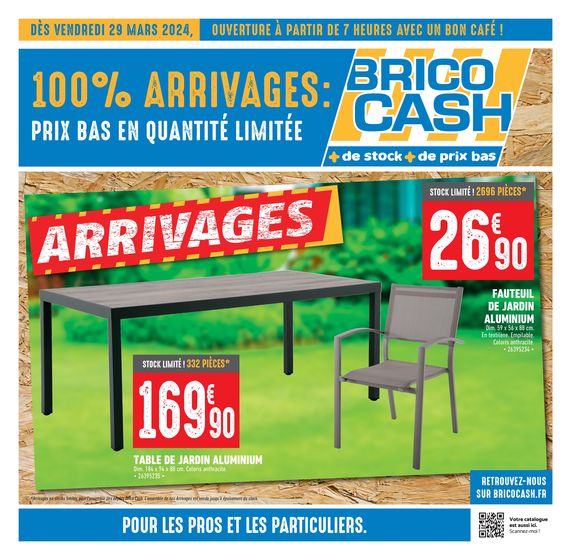 Catalogue Brico Cash | Les arrivages Brico Cash  | 29/03/2024 - 11/04/2024