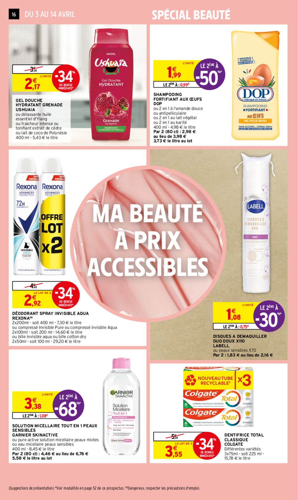 Catalogue 50% REMBOURSÉS EN BONS D'ACHAT SUR LES CHAMPOOINGS, page 00007