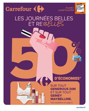 Catalogue Carrefour à Vitrolles (Bouches du Rhône) | Les journées belles et REbelles | 02/04/2024 - 15/04/2024