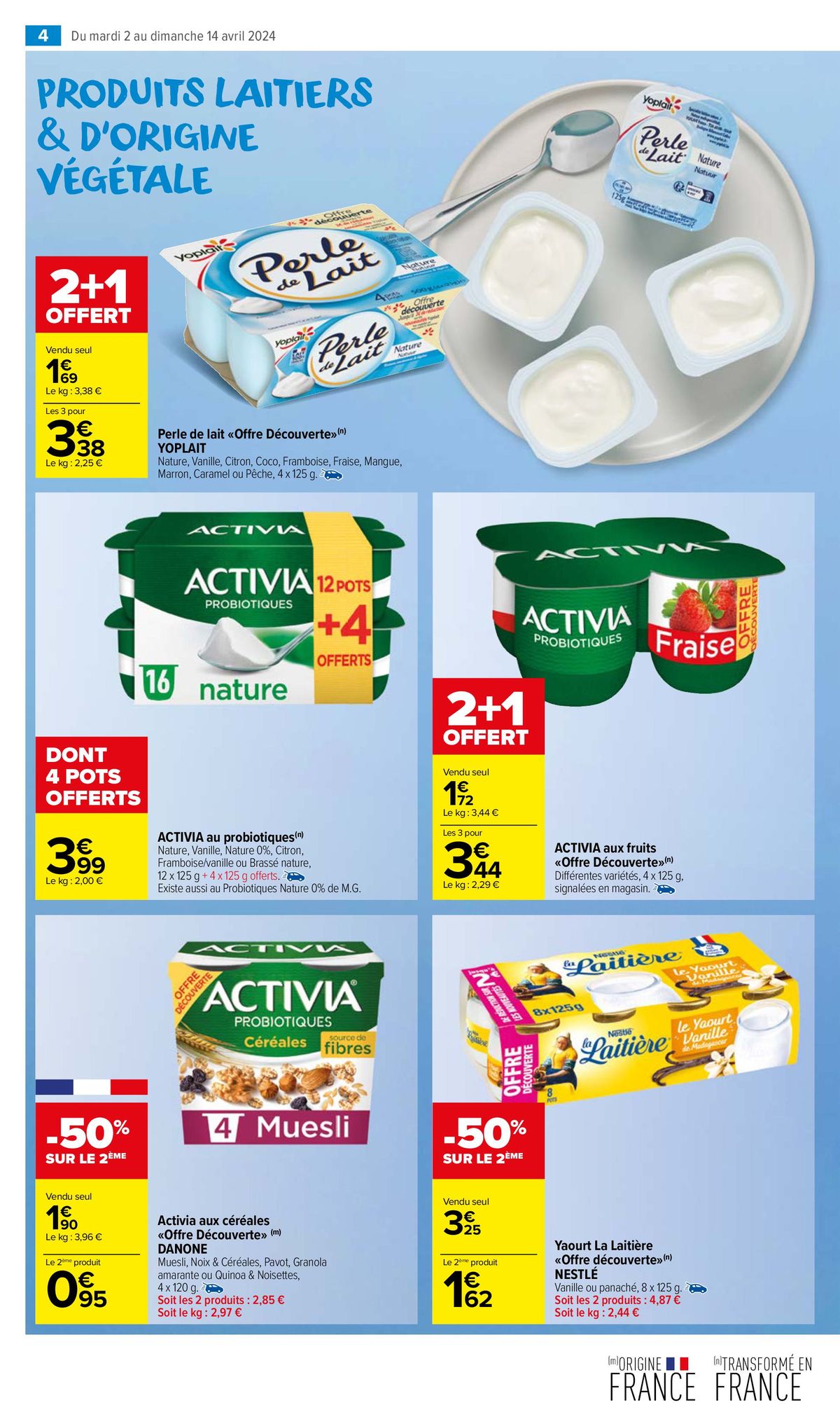 Catalogue Un MIAM pour les produits laitiers, page 00008