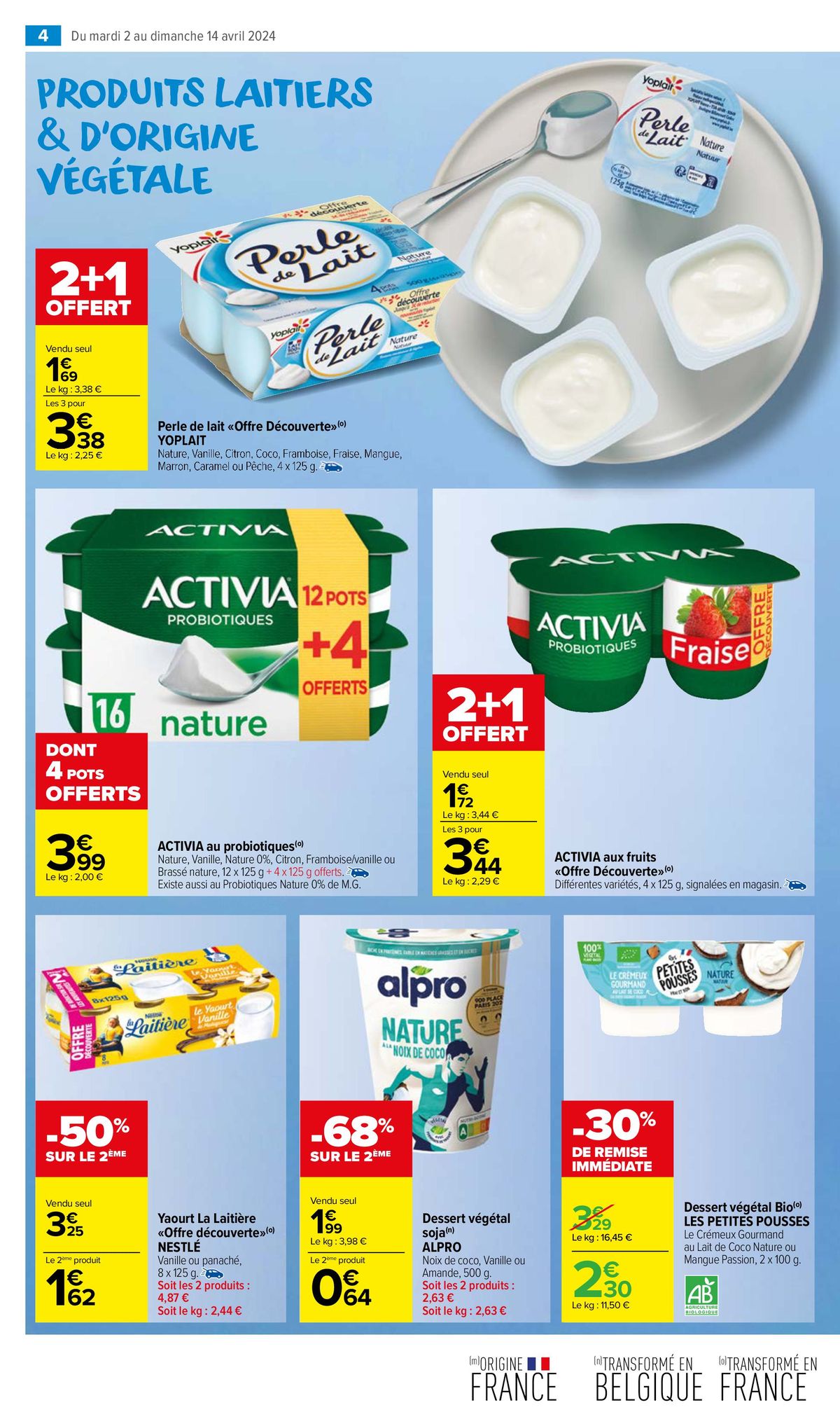 Catalogue Un MIAM pour les produits laitiers, page 00008