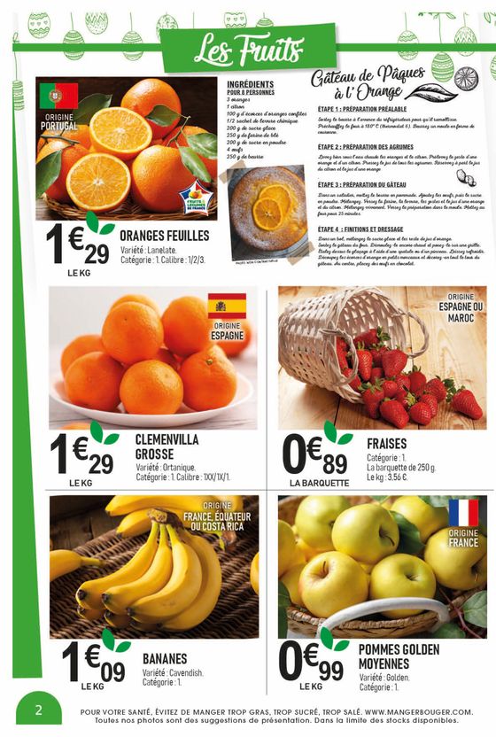 Catalogue marché frais Géant à La Courneuve | Votre catalogue de Pâques 2024 ! | 27/03/2024 - 01/04/2024