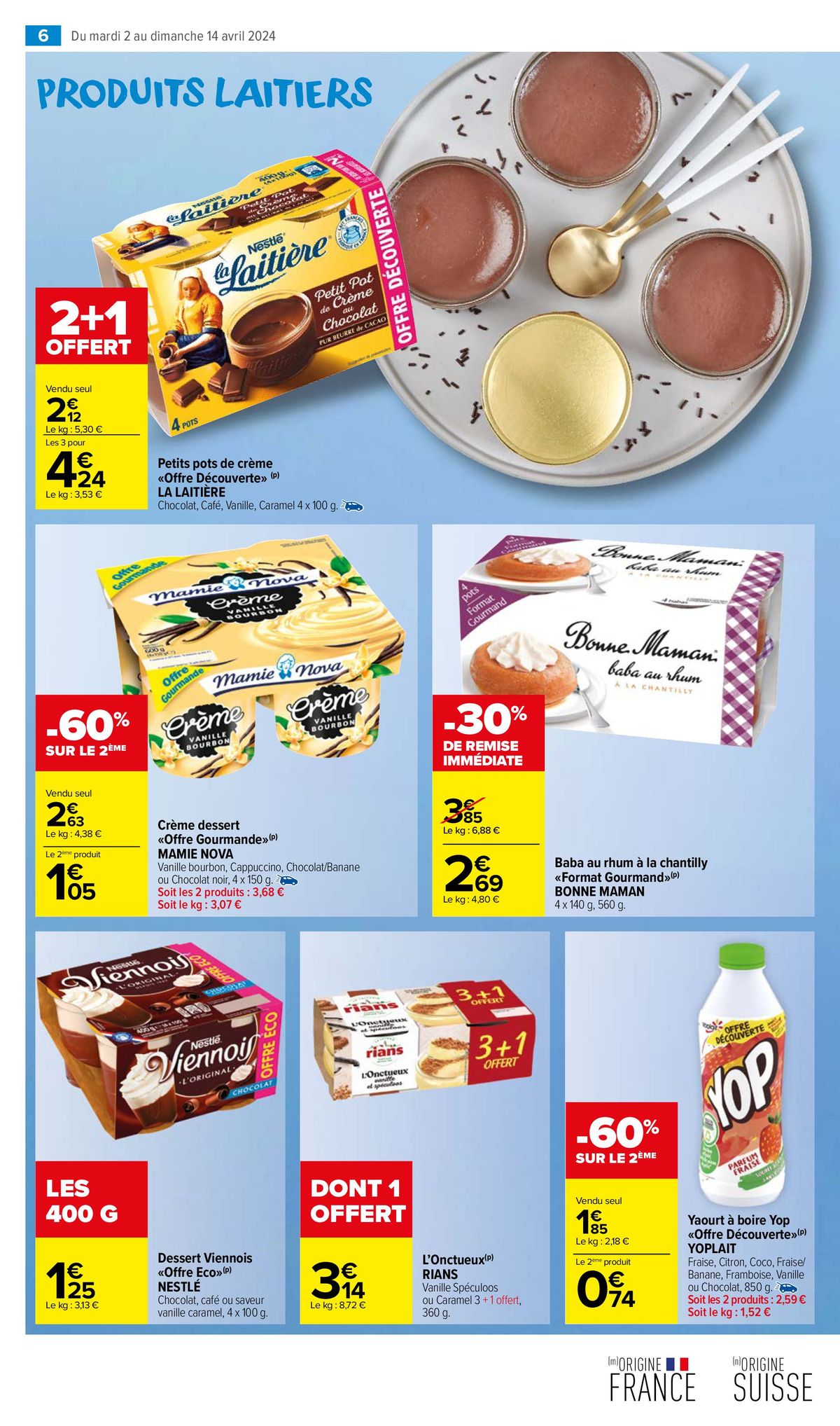 Catalogue Un MIAM pour les produits laitiers, page 00010