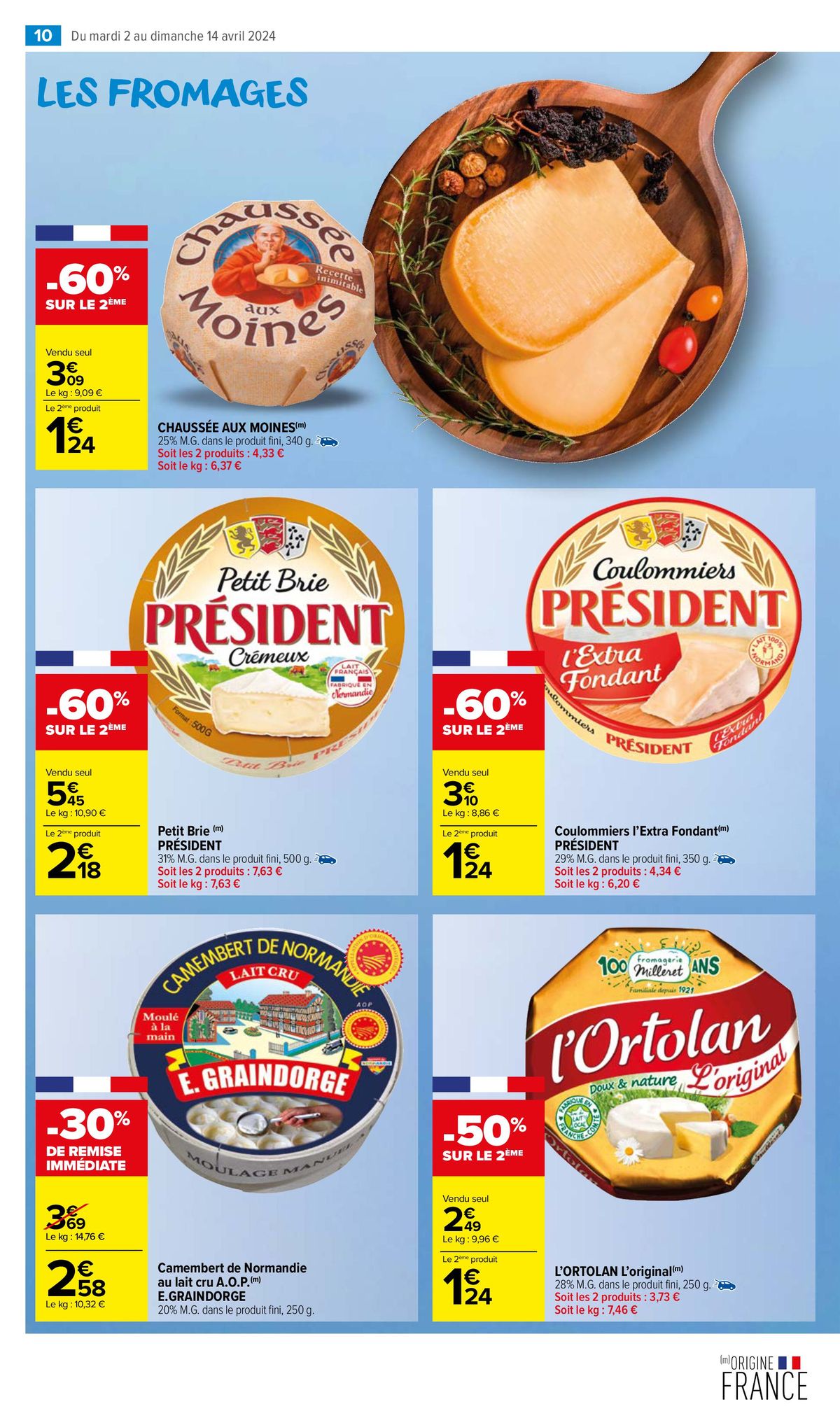 Catalogue Un MIAM pour les produits laitiers, page 00014