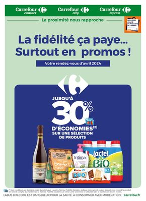 Catalogue Carrefour Drive à Levallois-Perret | La fidélité, ça paye, surtout en promos en avril. | 01/04/2024 - 30/04/2024