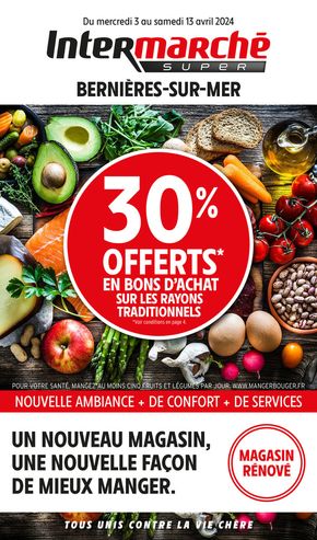 Catalogue Intermarché à Caen | 30% OFFRES EN BONS D'ACHAT | 03/04/2024 - 13/04/2024