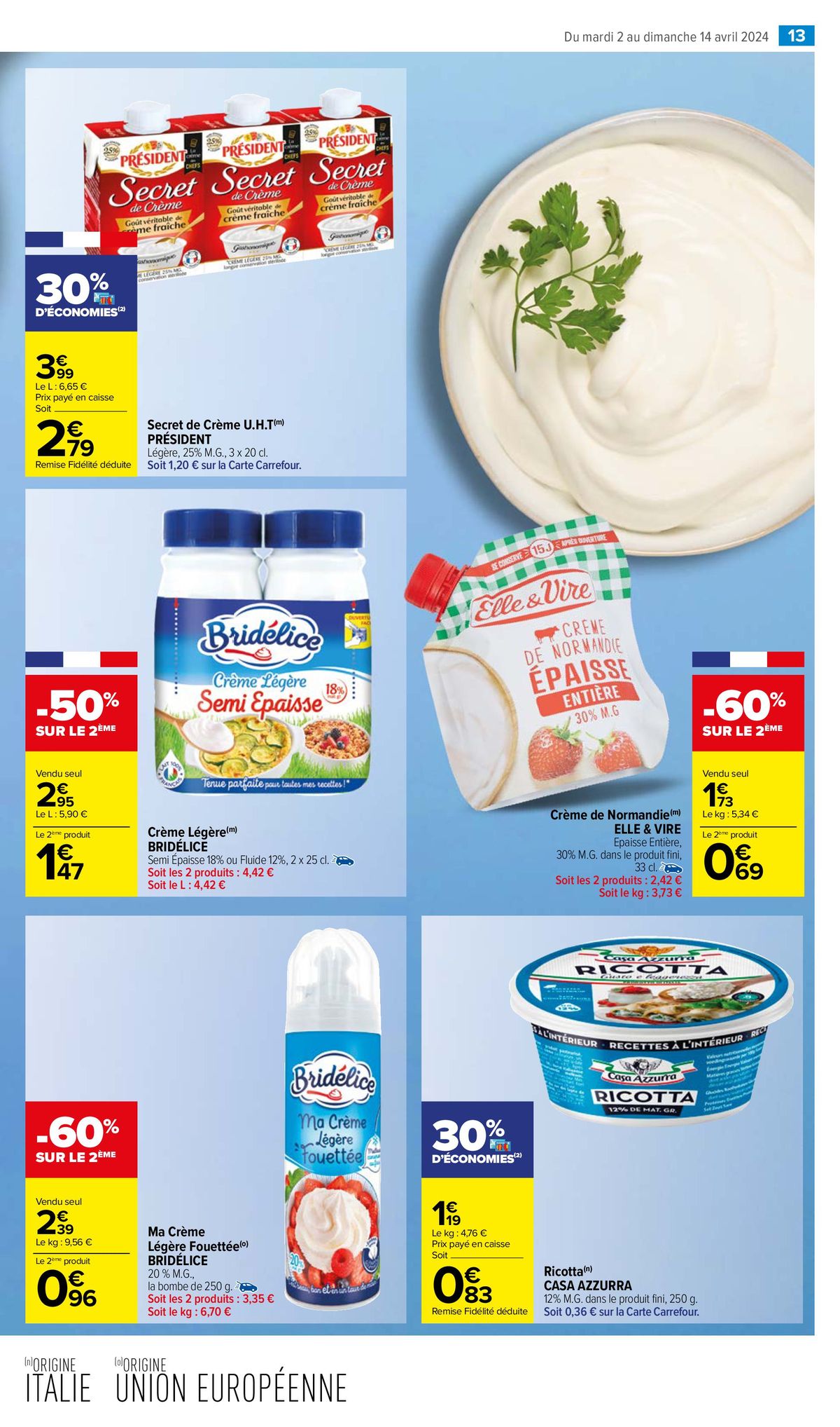 Catalogue Un MIAM pour les produits laitiers, page 00017