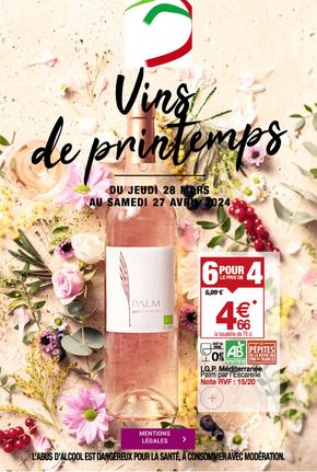 Catalogue Promocash à Pamiers | Vins de printemps | 02/04/2024 - 27/04/2024