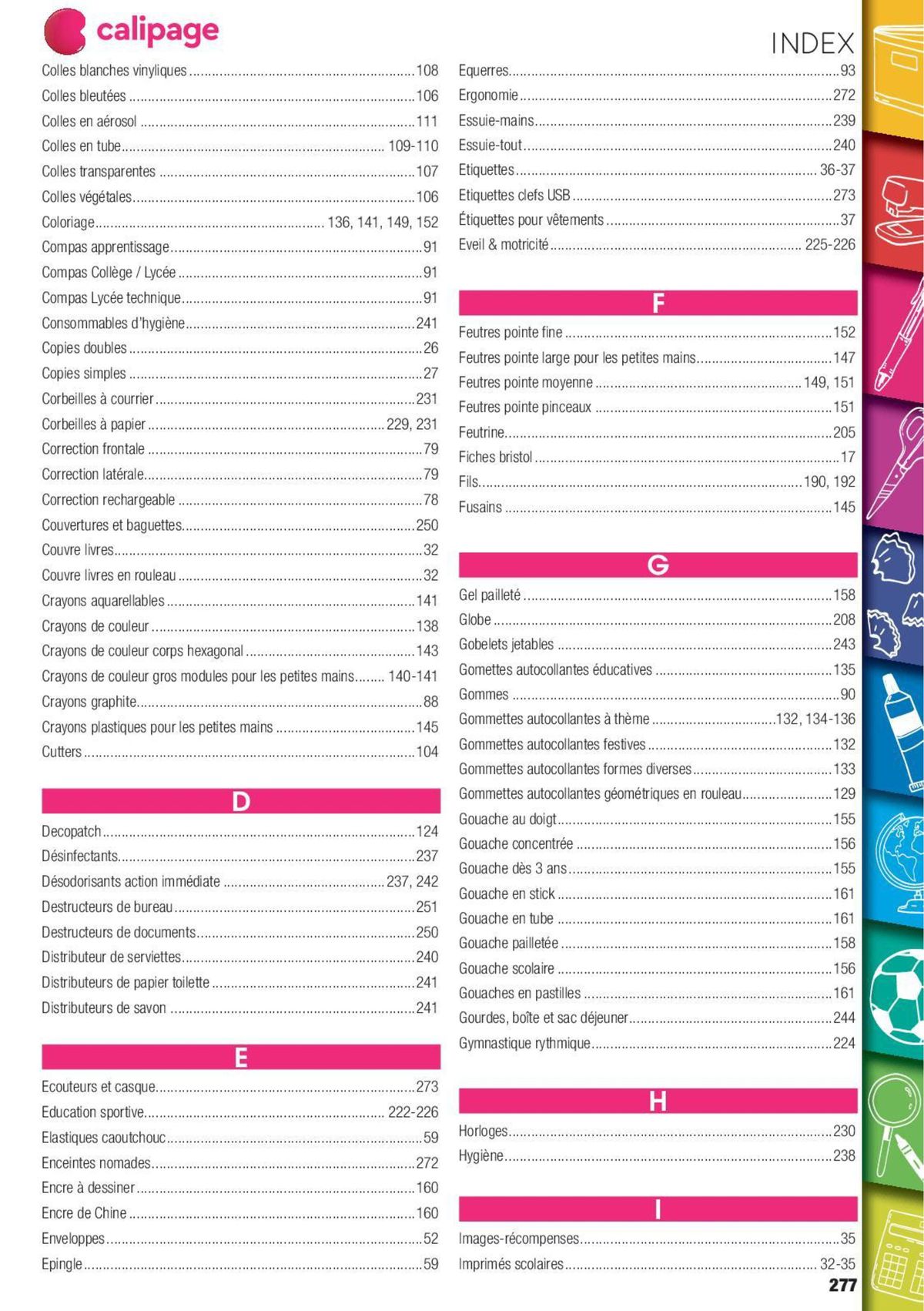 Catalogue Catalogue des écoles et loisirs, page 00196