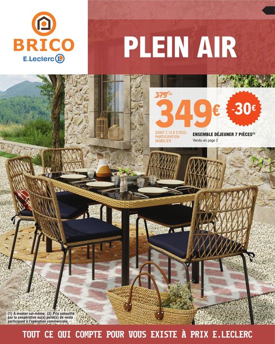 Catalogue E.Leclerc Brico | PLEIN AIR | 02/04/2024 - 20/04/2024