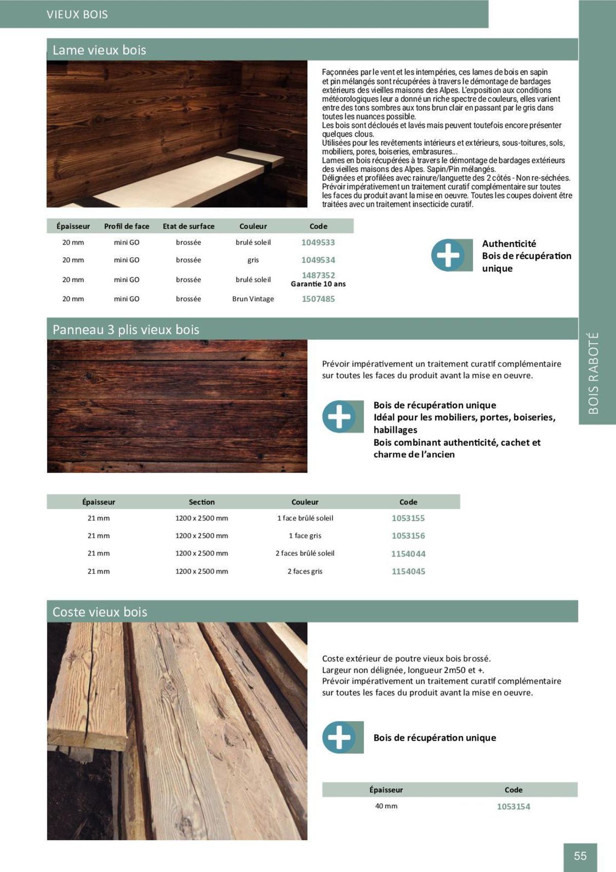 Catalogue Bois panneaux 2024, page 00102