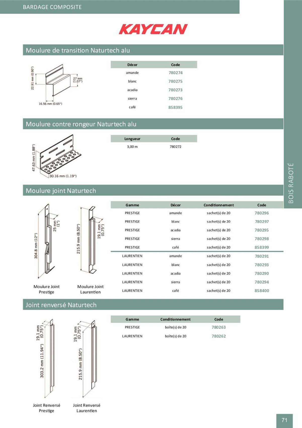 Catalogue Bois panneaux 2024, page 00120