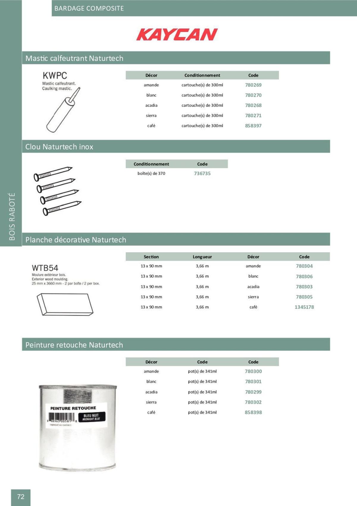 Catalogue Bois panneaux 2024, page 00121