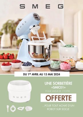 Catalogue MDA à Chassieu | Sorbetière SMIC01 offerte | 02/04/2024 - 15/05/2024