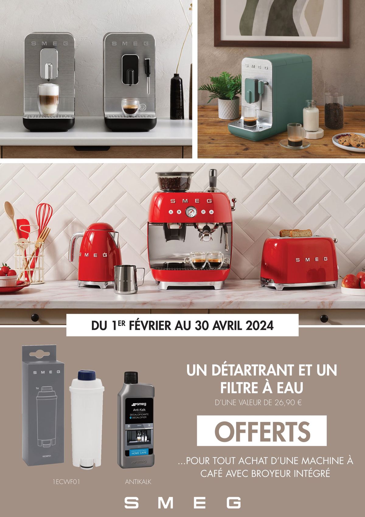 Catalogue POUR TOUT ACHAT D’UNE MACHINE À CAFÉ AVEC BROYEUR INTÉGRÉ , page 00001