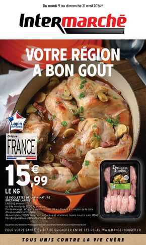 Catalogue Intermarché à Caumont-l'Éventé | Votre region a bon gout | 09/04/2024 - 21/04/2024