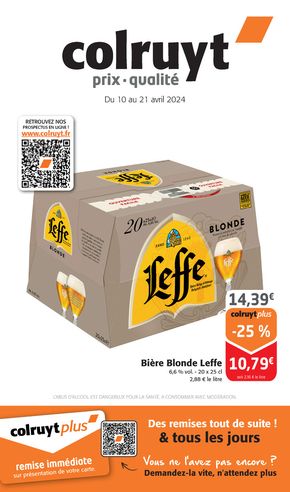 Promos de Supermarchés à Saint-Priest-en-Jarez | Prix-qualité sur Colruyt | 15/04/2024 - 21/04/2024