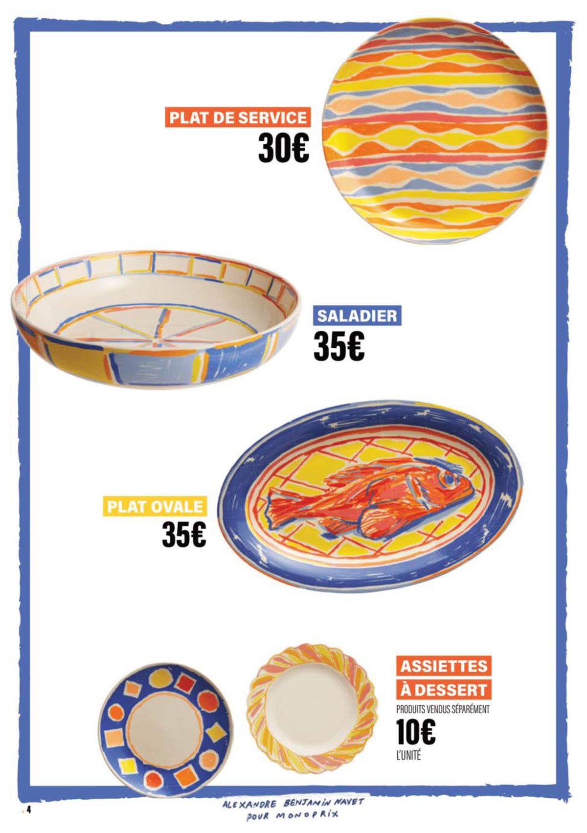 Catalogue Alexandre Benjamin Navet pour Monoprix, page 00004