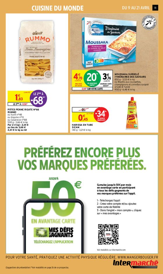 Catalogue Intermarché Contact à Verfeil (Haute Garonne) | 50% Rembourses en bons d'achat | 09/04/2024 - 21/04/2024