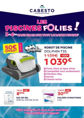 Catalogue Cabesto à Fréjus | les Piscine Folies ! | 04/04/2024 - 24/04/2024