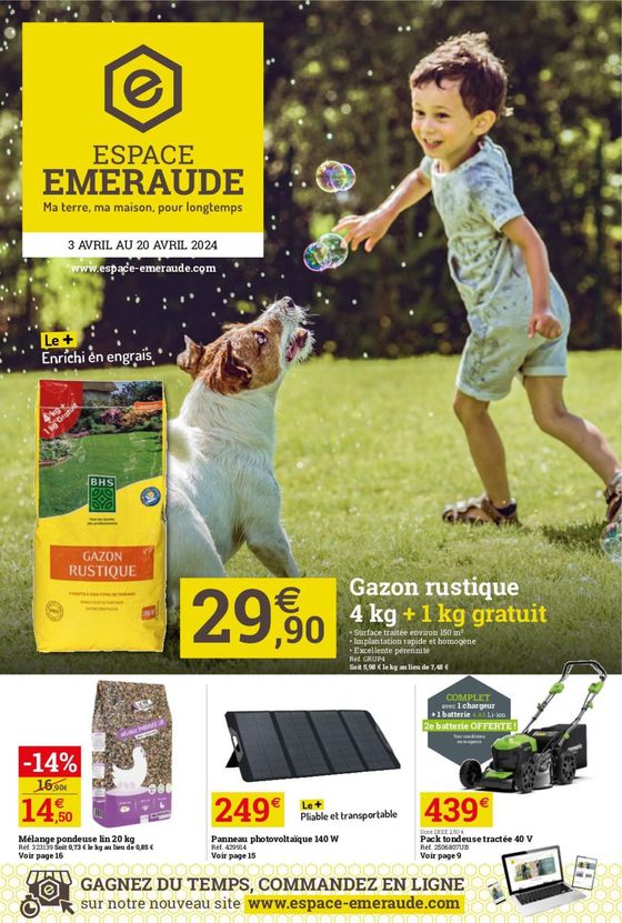 Catalogue Espace emeraude | Guide Espace emeraude | 03/04/2024 - 22/04/2024