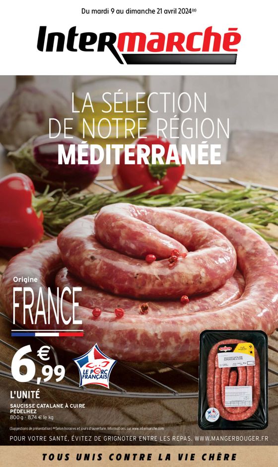 Catalogue Intermarché Hyper à Menton | La selection de notre region mediterranee | 09/04/2024 - 21/04/2024