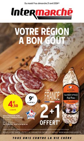 Catalogue Intermarché Hyper | CAHIERS REGIONS AVRIL 2 | 09/04/2024 - 21/04/2024