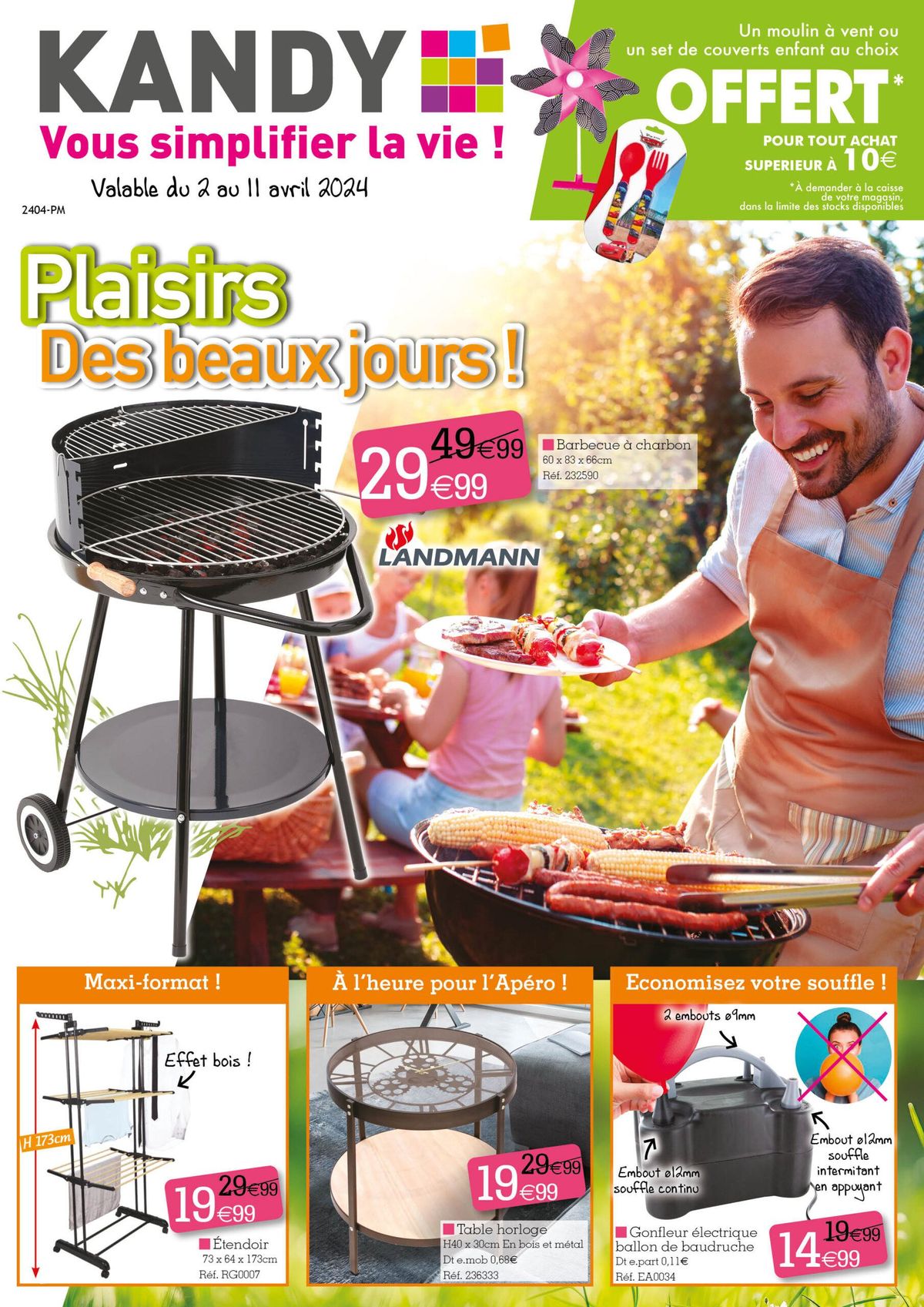 Catalogue Plaisirs des beaux jours !, page 00001