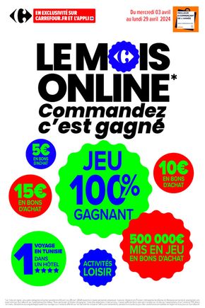 Catalogue Carrefour Contact à Marchiennes | Le Mois Online | 05/04/2024 - 29/04/2024