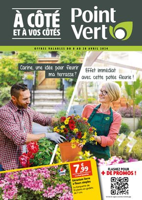 Catalogue Point Vert à Brest | Carine, une idée pour fleurir ma terrasse ? | 04/04/2024 - 28/04/2024